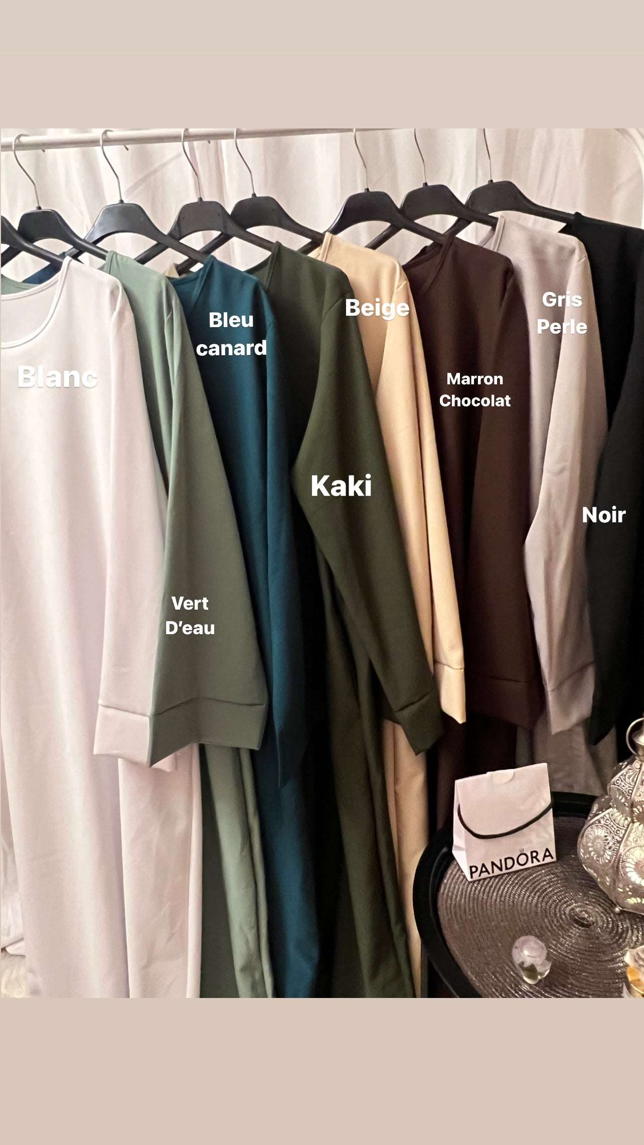 Abaya avec poche